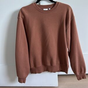 🤎 Cozy Fleece Perfect Crew Sweatshirt - mocha peach. 🤎